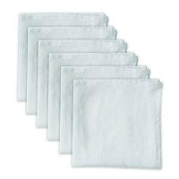 100% Pure Linen Dinner Cloth Napkins 15 x 15 - Baby Blue
