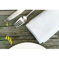 100% Pure Linen Dinner Cloth Napkins 15 x 15 - Baby Blue