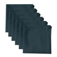 100% Pure Linen Dinner Cloth Napkins 15 x 15 - Navy Blue
