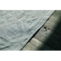 Linendo Hemstitch Linen Table Runner 14x72 Inches Long - Teal